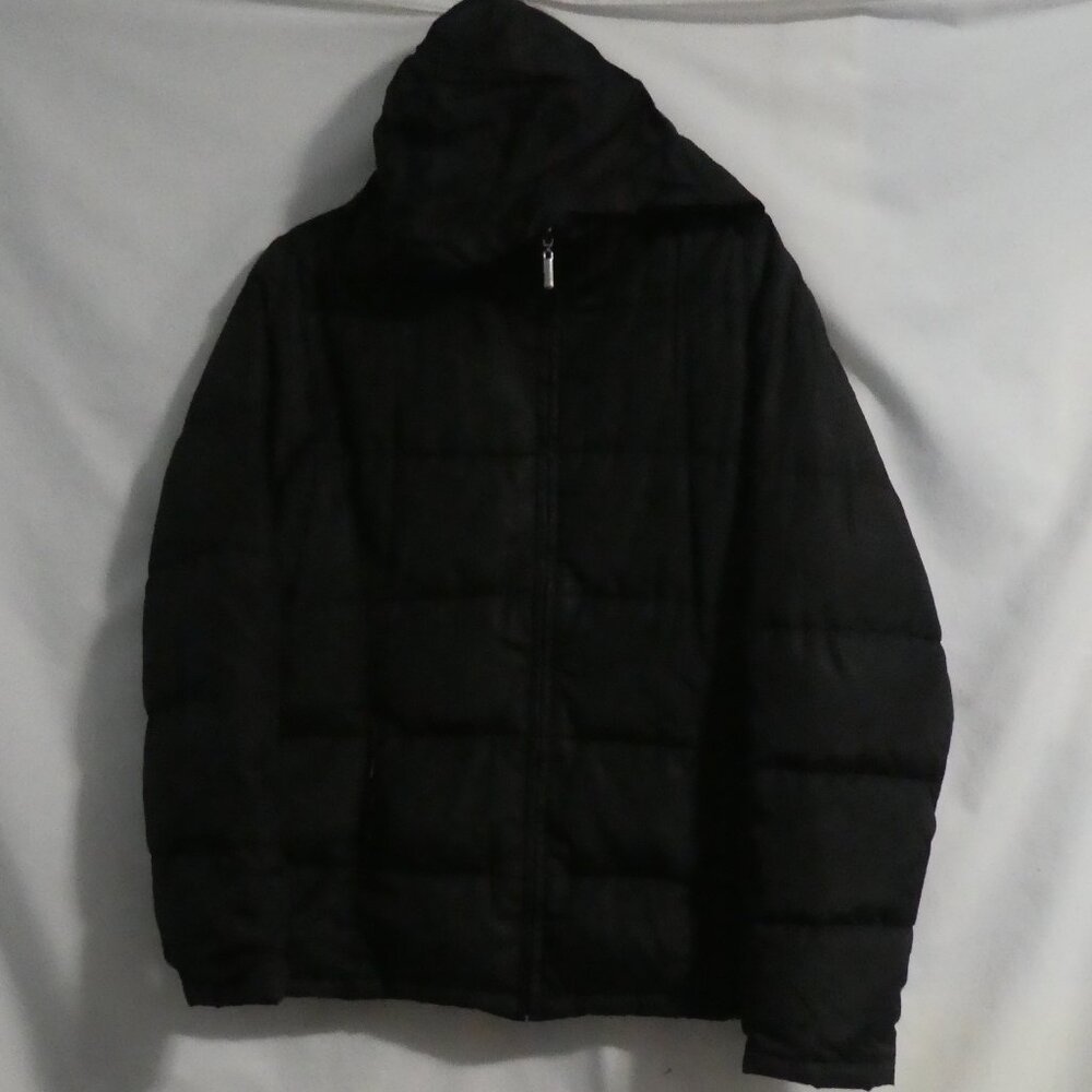 SMART SET | medium | Hooded Quilted Black Puffer Jacket